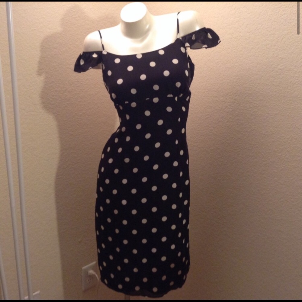 Polka-Dot silk Dress